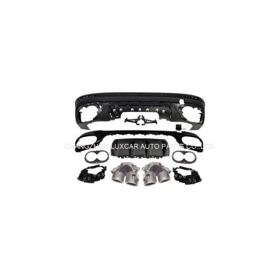 Rear Diffuser With Exhaust Tips