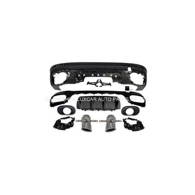 Rear Diffuser With Exhaust Tips