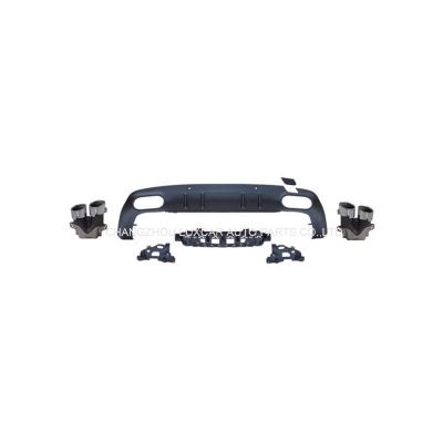 Rear Diffuser With Exhaust Tips