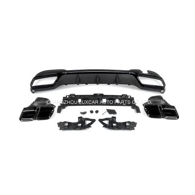 Rear Diffuser With Exhaust Tips