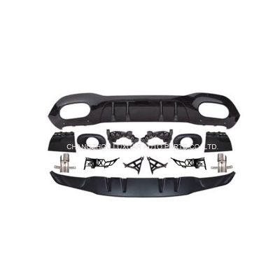 Rear Diffuser With Exhaust Tips