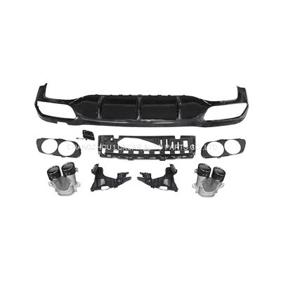 Rear Diffuser With Exhaust Tips