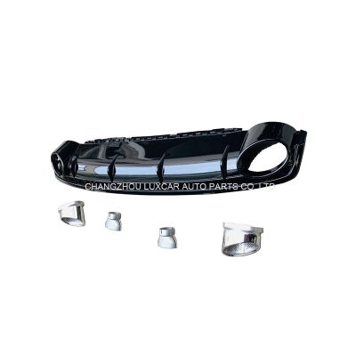 Rear Diffuser With Exhaust Tips
