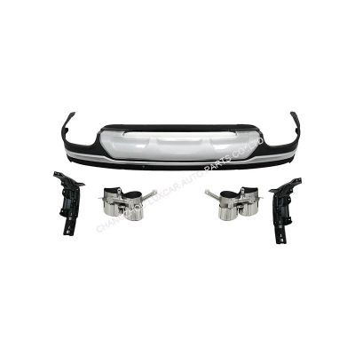Rear Diffuser With Exhaust Tips