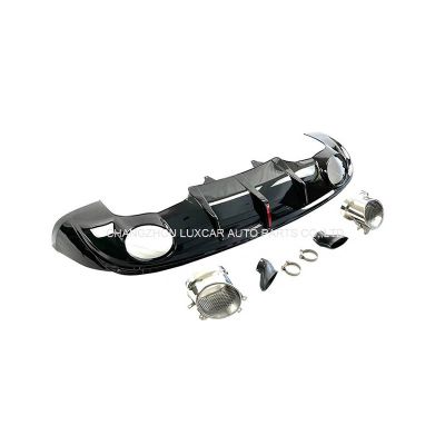 Rear Diffuser With Exhaust Tips