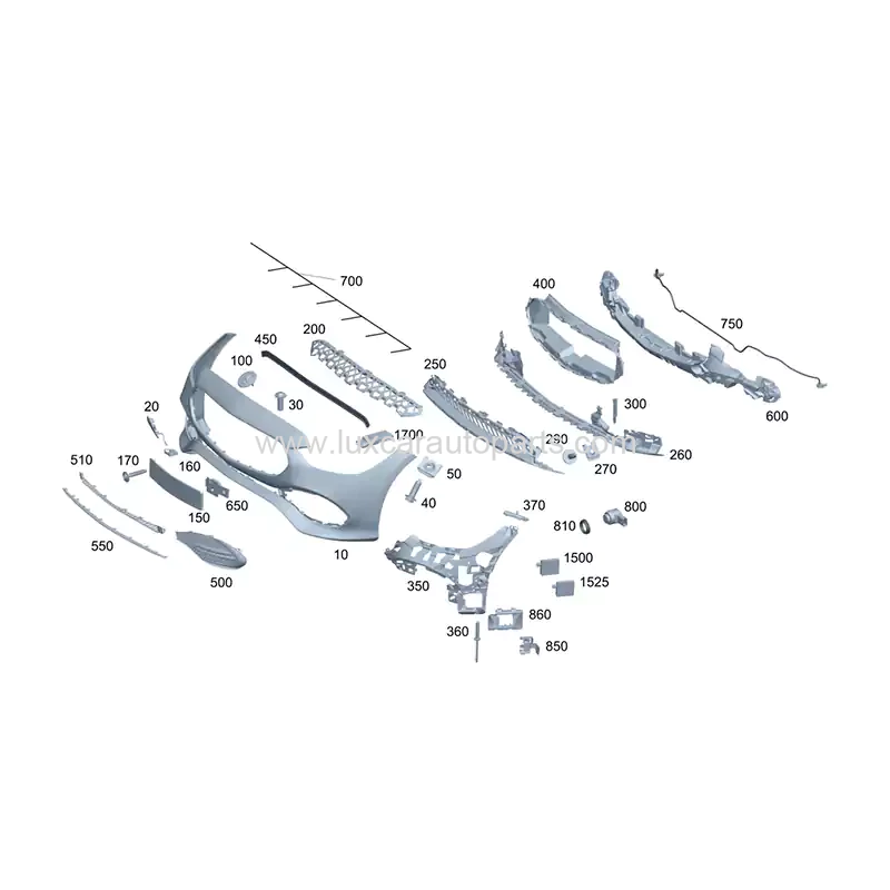 Mercedes C-Class W206 OE Front Bumper (OEM:2068859201)