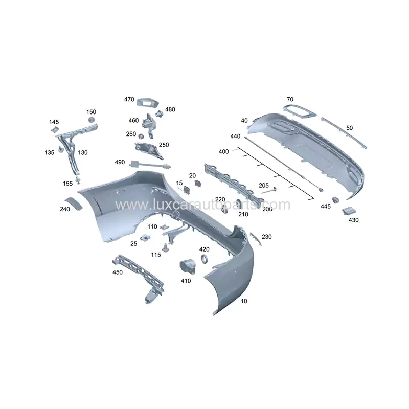 a-class-w177-oe-rear-bumper