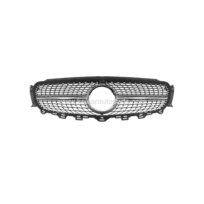 Mercedes E-Class 20-23 Diamond Grille (Fits Models With Hood-Mounted Star Emblem