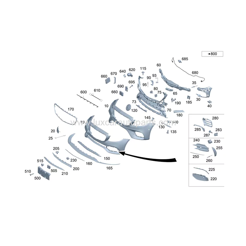 Mercedes E-Class 2016-2019 W213 OE Front Bumper (OEM:2138850138)