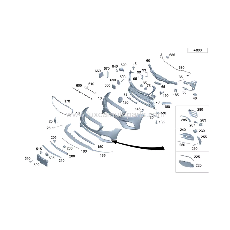 Mercedes E-Class 2020-2023 W213 OE Front Bumper (OEM:2138851203)