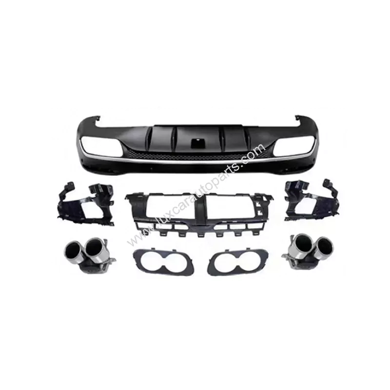 gle-w167-gle53-rear-diffuser-exhaust-tips