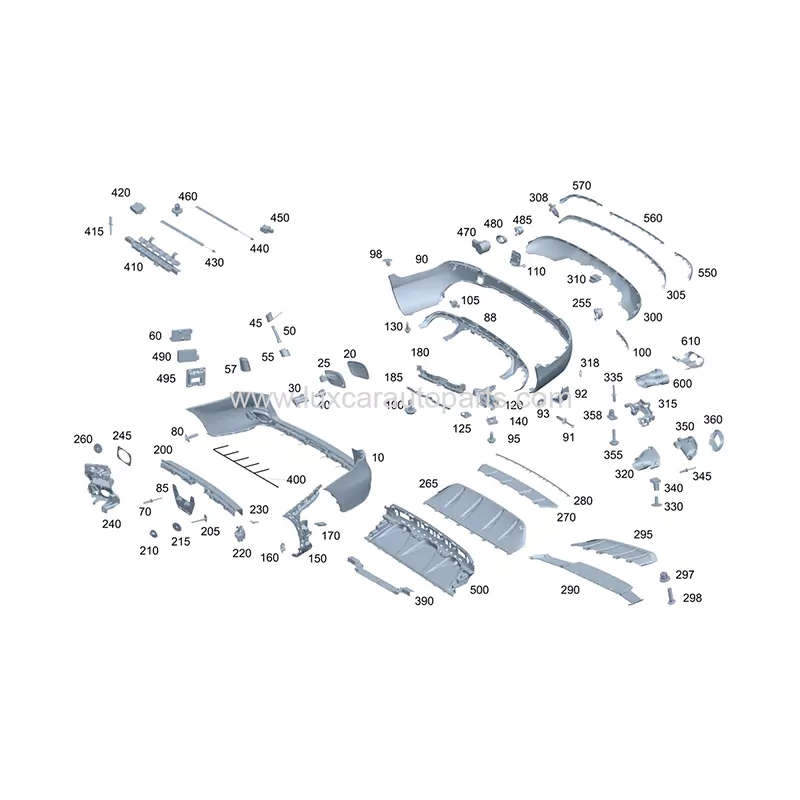 mercedes-benz-glc-x253-oe-rear-bumper