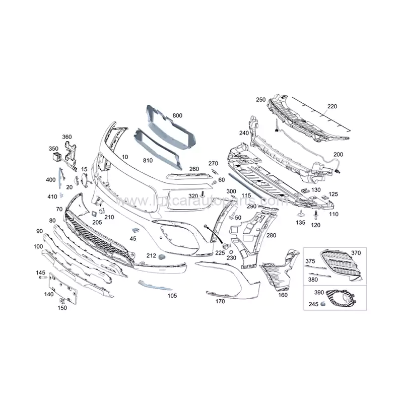 Mercedes GLB X247 OE Front Bumper (OEM:2478806506)