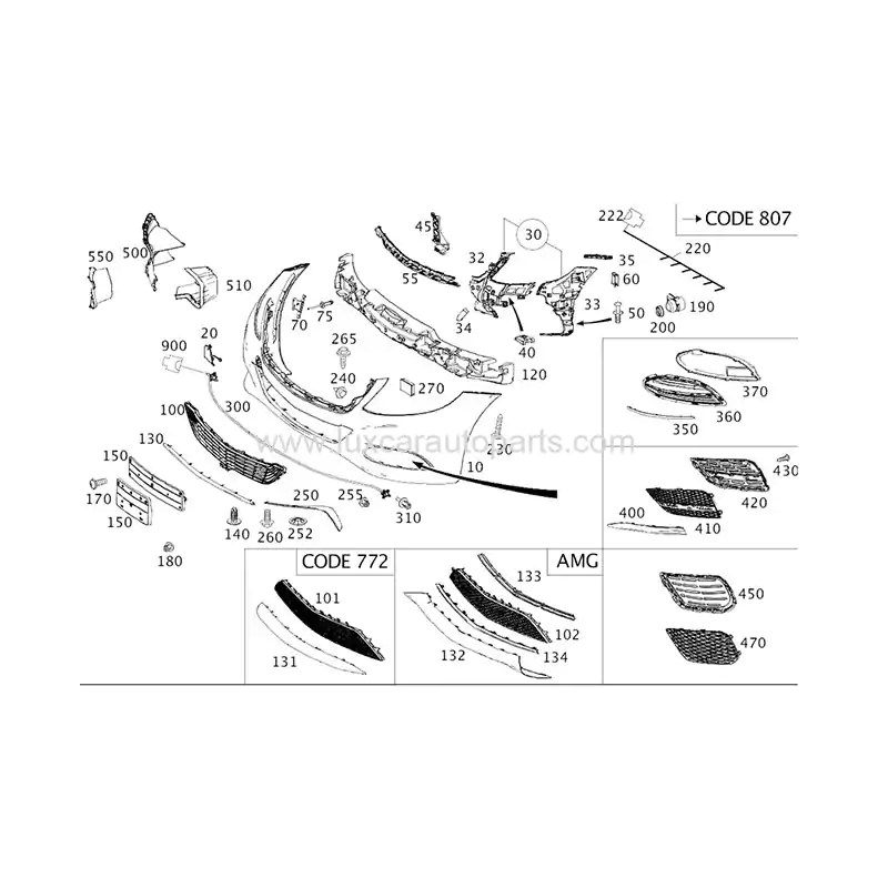 benz-s-class-w222-oe-front-bumper-9500