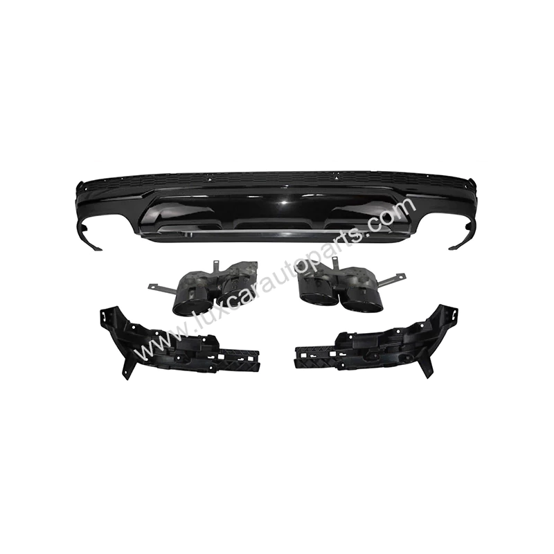 Audi 2020+ Q7 To SQ7 Rear Diffuser With Exhaust Tips