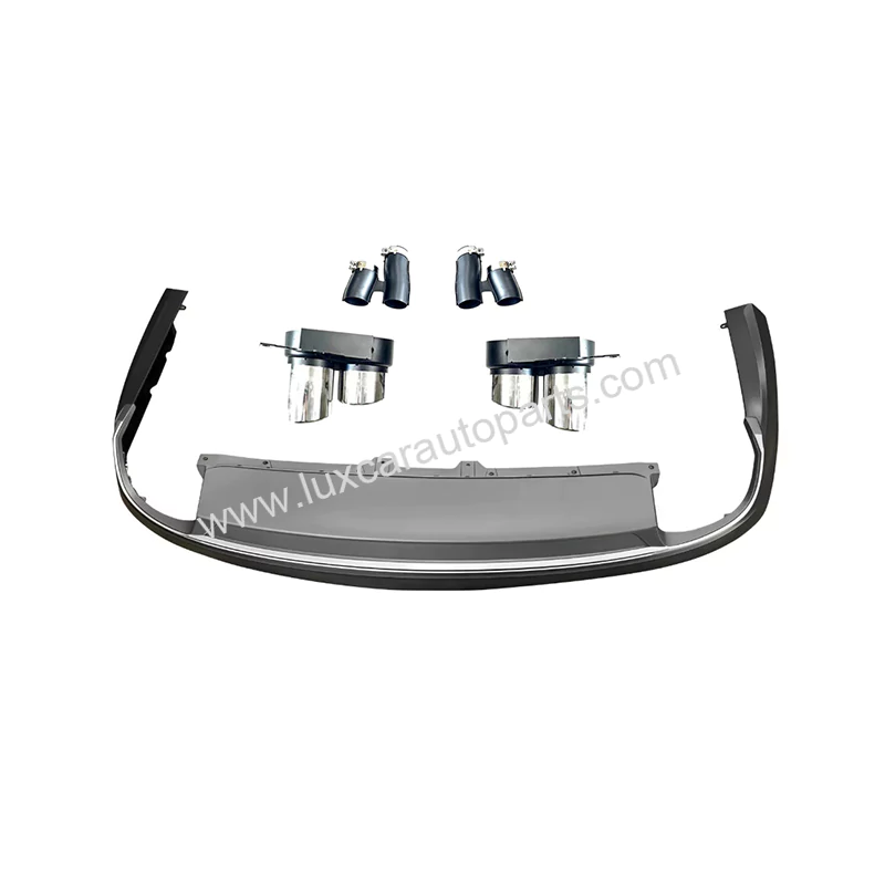 Audi 2014-2018 A8 To S8 Rear Diffuser With Exhaust Tips