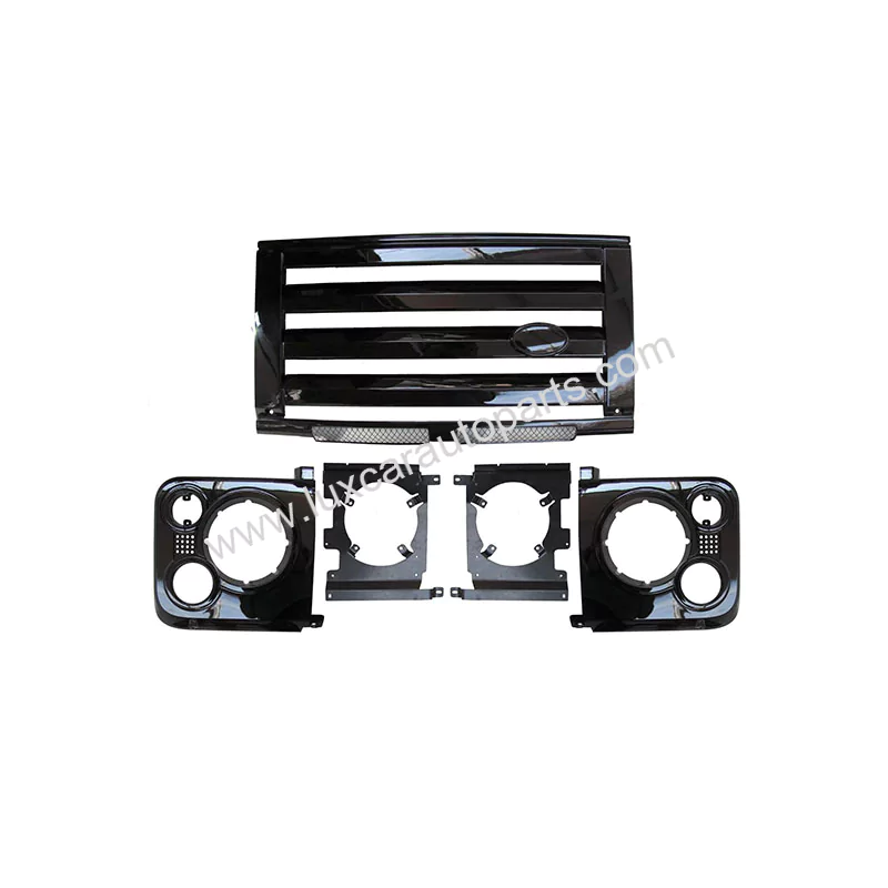 Land Rover Defender SVX Style Front Grille & Headlight Surround Kit