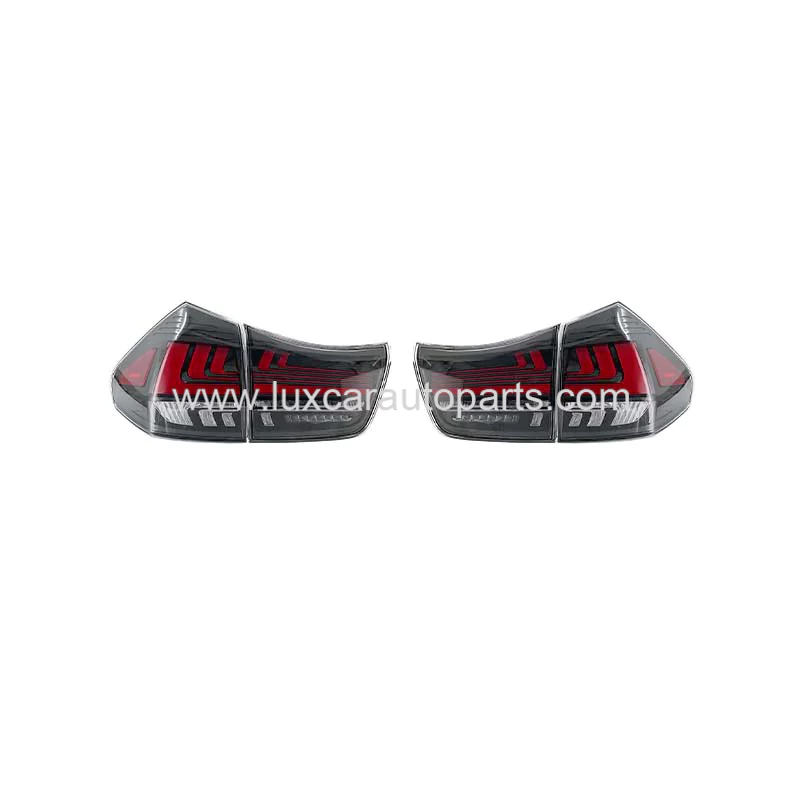 Lexus RX XU30 2004-2008 Smoked L-Bar Full LED Tail Lights Assembly